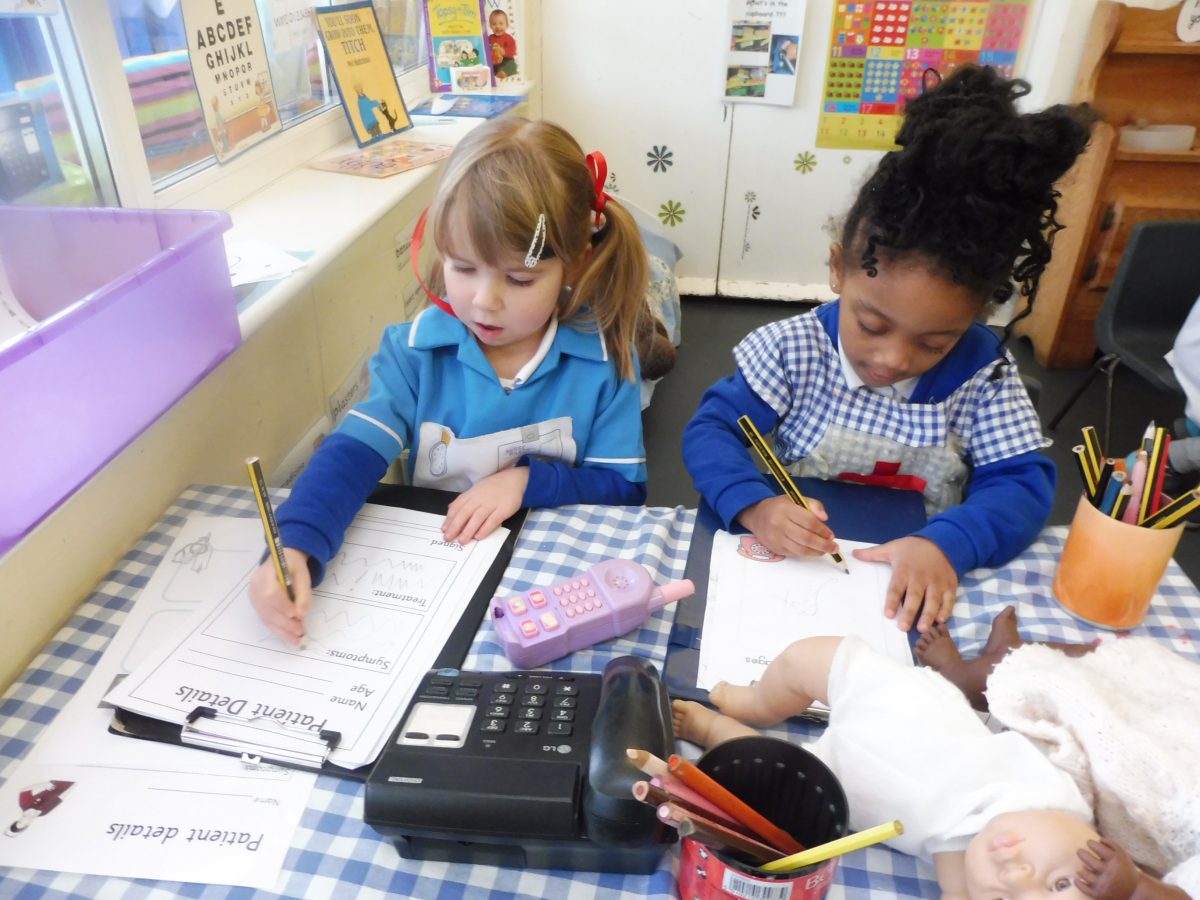 Beddington Infants' School Role playing in Nursery